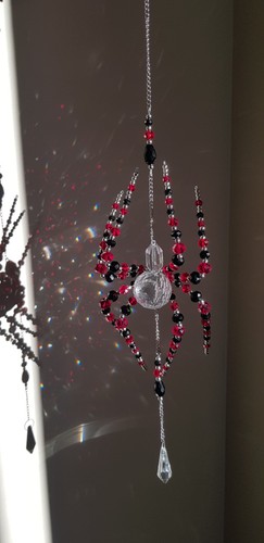 Glass bead spider insect - glass,