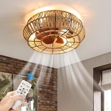 REYDELUZ Caged Ceiling Fan