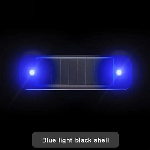 Blue car alarm solar powered - blue,