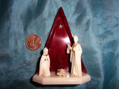 Vintage miniature plastic holy - miniature,