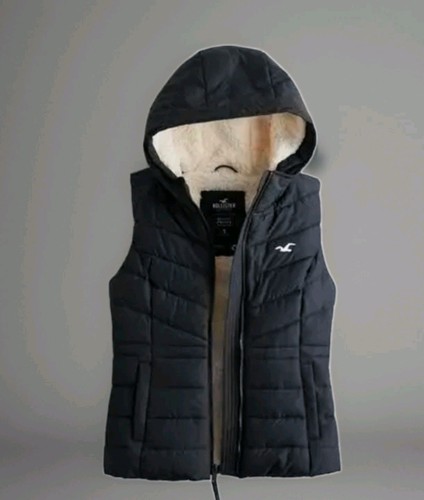 Hollister black hooded - black,