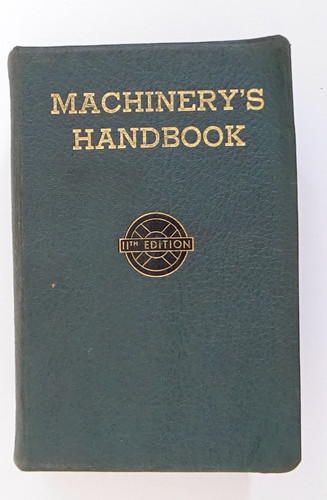 1943 machinery handbook 11th - handbook,