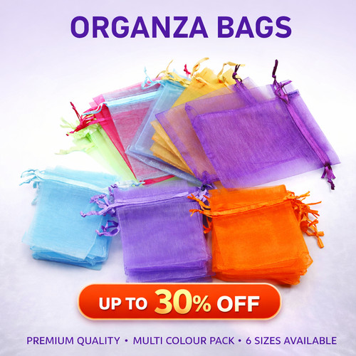 Organza gift bags drawstring - gift,
