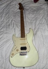 White Left Handed Jett Guitar
