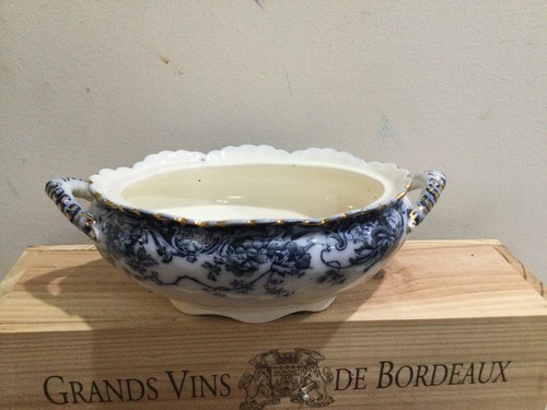 1880s flow blue keeling co - blue, &