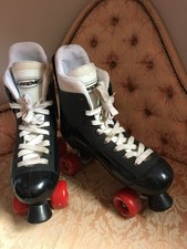Supreme Turbo 33 Black Roller Skates UK 10.5 EU 45 Euro with KRYPTON Wheels