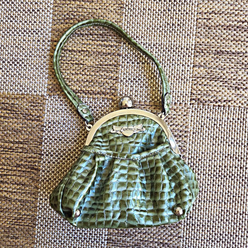 Kathy van zeeland green croc - green,