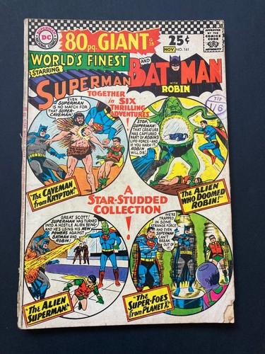 Worlds finest 161 1966 80 - finest, dc