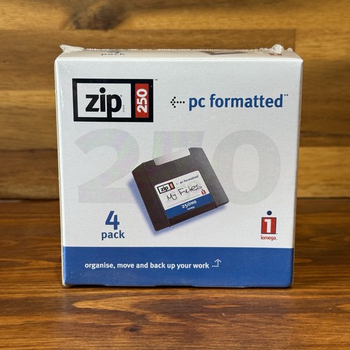 Iomega zip 250 formatted - pc,