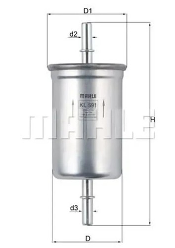 Fuel filter line - filter, in-line