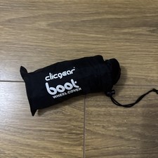 Clicgear CGWC01 Golf Trolley Wheel Covers - Black - for Model 3.5+ / 4.0, new