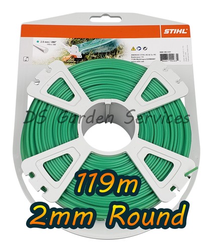 Strimmer line 2mm round 119m - round,