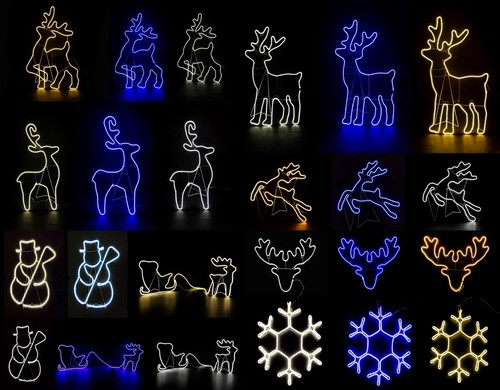 Christmas neon rope lights - neon,