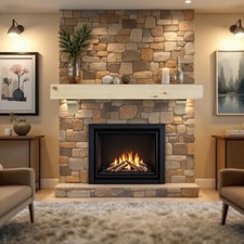 Unfinished Beam Wood Shelf