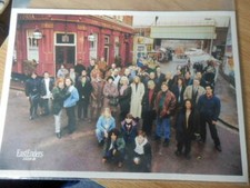 EASTENDERS - FULL CAST - PRE-PRINTED SIGNATURES ON BACK