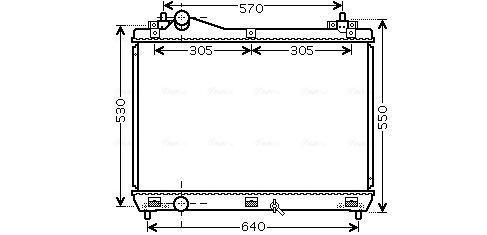 Ava engine cooling radiator - engine,