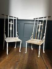 C19th ’Coalbrookdale’ ecclesiastical prie-dieu chairs from a Monastery 