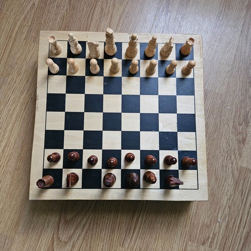 Wooden multi game - wooden, in