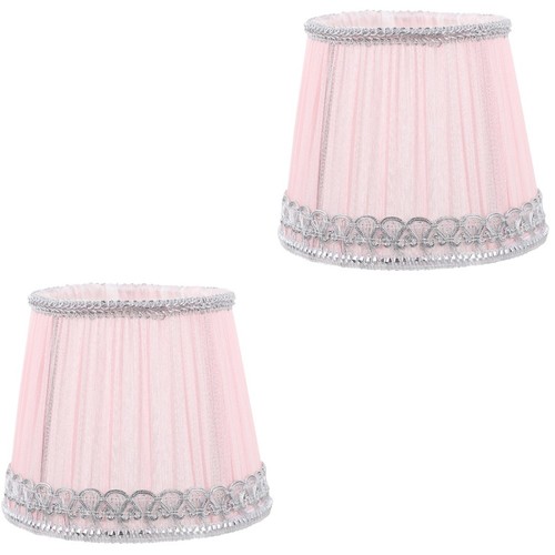 Set lamps shades pleated - set,