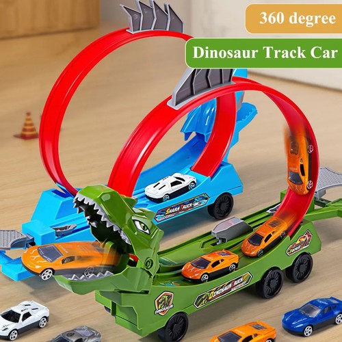 Dinosaur track car sliding - dinosaur,