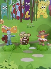 In The Night Garden Figures Play Doh Stamps 2006  X3 Set Ideal Cake Toppers Rare
