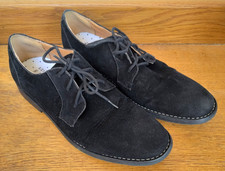 Primark Black Suede Mens Lace Up Shoes UK Size 9