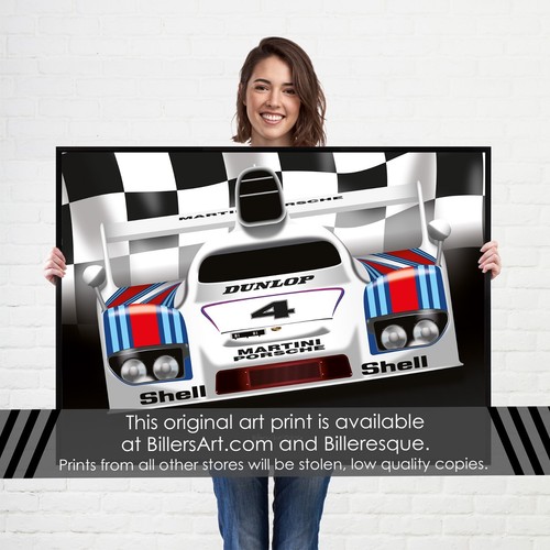 Porsche 936 poster le - porsche, mans