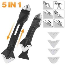 5 in 1 Silicone Sealant Remover Tool Kit Set Scraper Caulking Mould Removal DIY