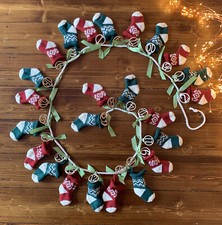 mini stocking advent calendar