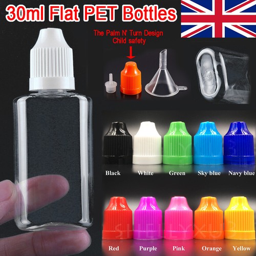 30ml plastic empty flat - 30ml,