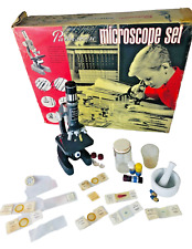 Microscope Set Pathescope Very Old Incomplete Vintage ra