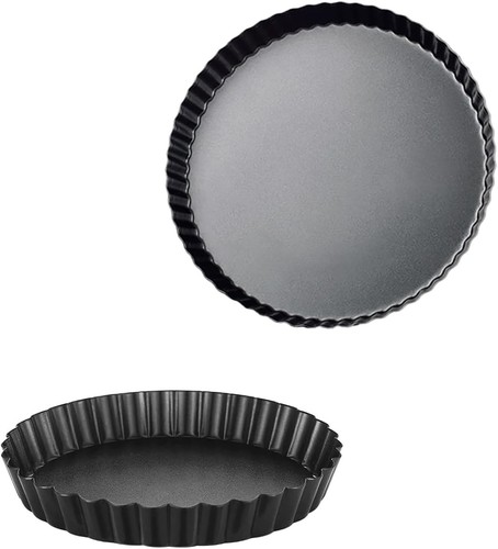Inch quiche pan round fluted - inch,