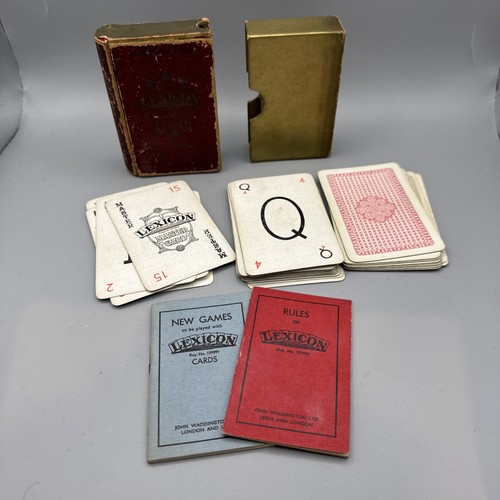 Antique vintage lexicon card - antique,