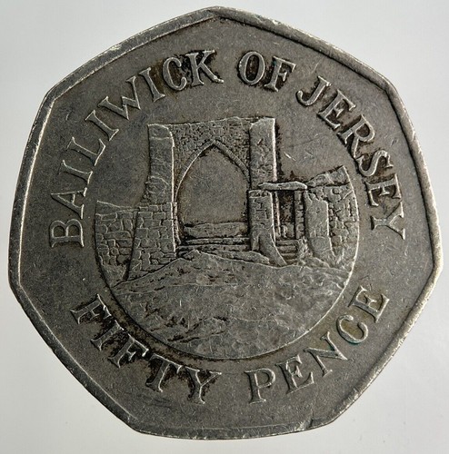1997 jersey 50p fifty - 1997, fifty-pence