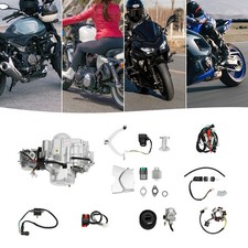 125CC 3-Speeds Semi Auto Engine Motor Kit with Reverse For ATV Quad Bike Go Kart