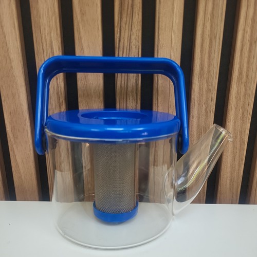 Vintage bodum 80s blue glass - 80s,