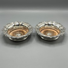 Pair Antique Victorian Silver