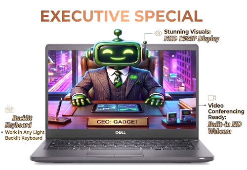 Fhd dell latitude laptop - 14",