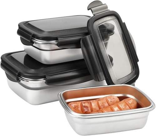 Stainless steel food storage - steel,