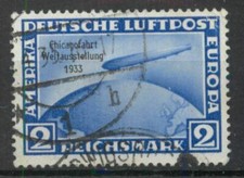 Germany 1933 Chicago Air Graf Zeppelin 2m SG 511 used B244 *COMBINED POSTAGE*