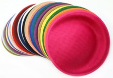 25cm round sinamay dipped - 25cm,