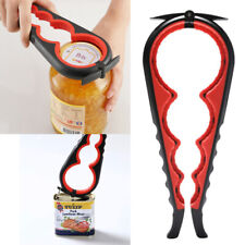 4 in 1 Handy Jar Bottle Can Opener Assort Twist Tool Easy Grip for Arthritis 
