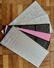 Peel off stickers card making