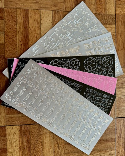 Peel off stickers - , making
