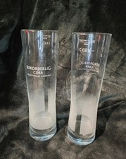 Rekorderlig One Pint tall  beer glass 2x