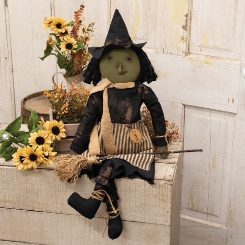Primitive halloween witch - halloween,