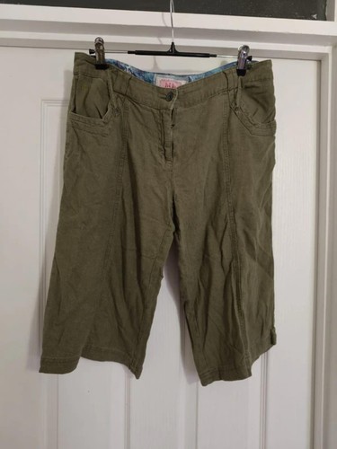 Fat face khaki cropped cargo - khaki,