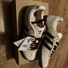 Adidas Originals Samba OG Off White Maroon Gum UK 6