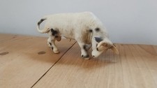 SCHLEICH WHITE RODEO BULL Male Cow Farm Figure 2005 Retired 13613