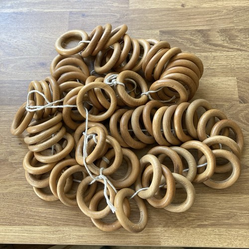 Wooden curtain rings 30mm - curtain,